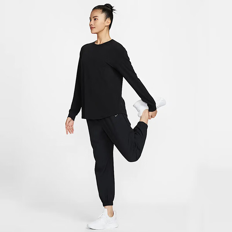 NIKE Women's Sportswear Woven Cuffed Casual Pants Spring/Summer Comfortable Leis...