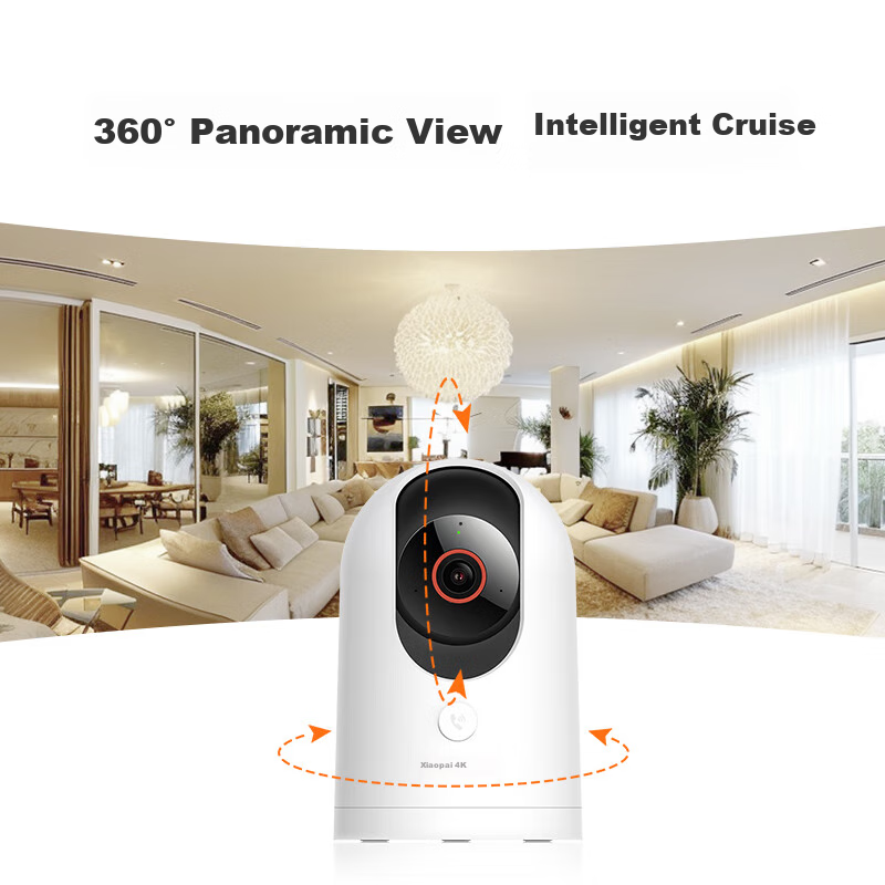 Honor Selected Xiaopai Smart Camera 2, 8MP 4K Ultra-Clear Indoor Home Camera, Re...