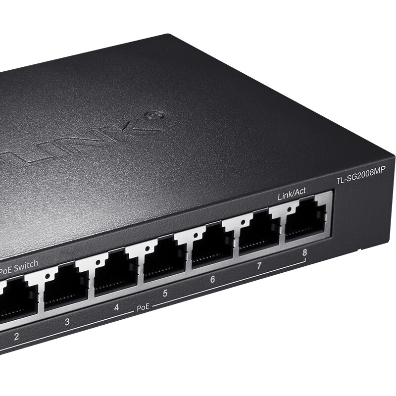 TP-LINK, Full Gigabit Web-Managed 8-Port Gigabit PoE Powered Splitter, PoE Switc...