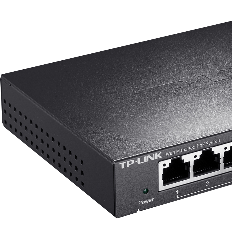 TP-LINK, Full Gigabit Web-Managed 8-Port Gigabit PoE Powered Splitter, PoE Switc...
