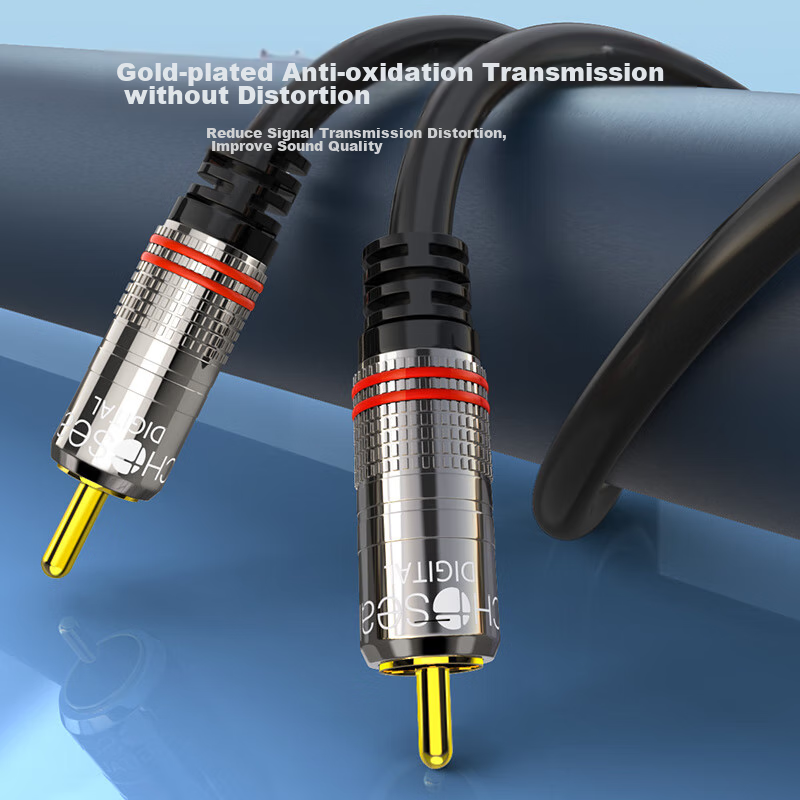 Akihabara (CHOSEAL) RCA RCA Digital Coaxial Audio Cable, Audiophile-Grade Male-T...