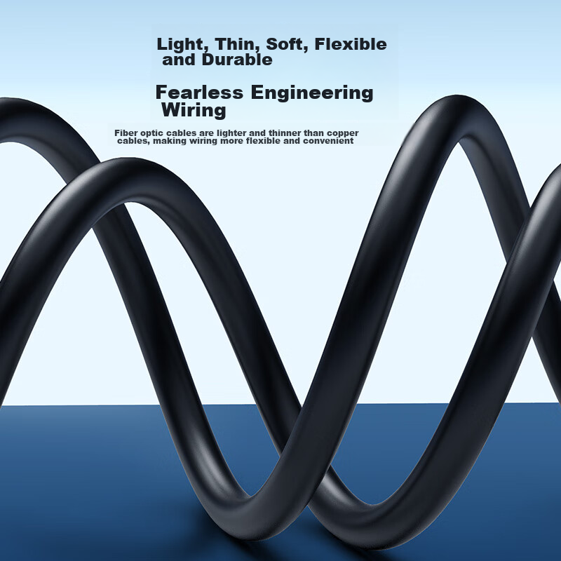 Akihabara (CHOSEAL) Fiber Optic HDMI Cable 2.0 Version, 4K60Hz High-Definition C...