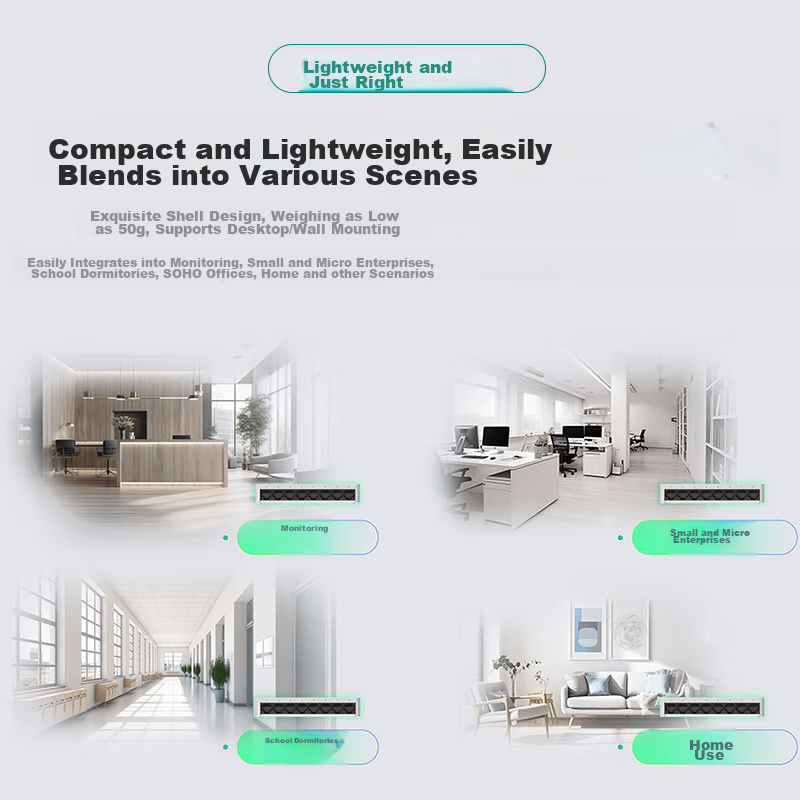 Ruijie 8-Port 100Mbps Unmanaged Lightning-Proof Switch RG-YS08, Full-Speed Data...