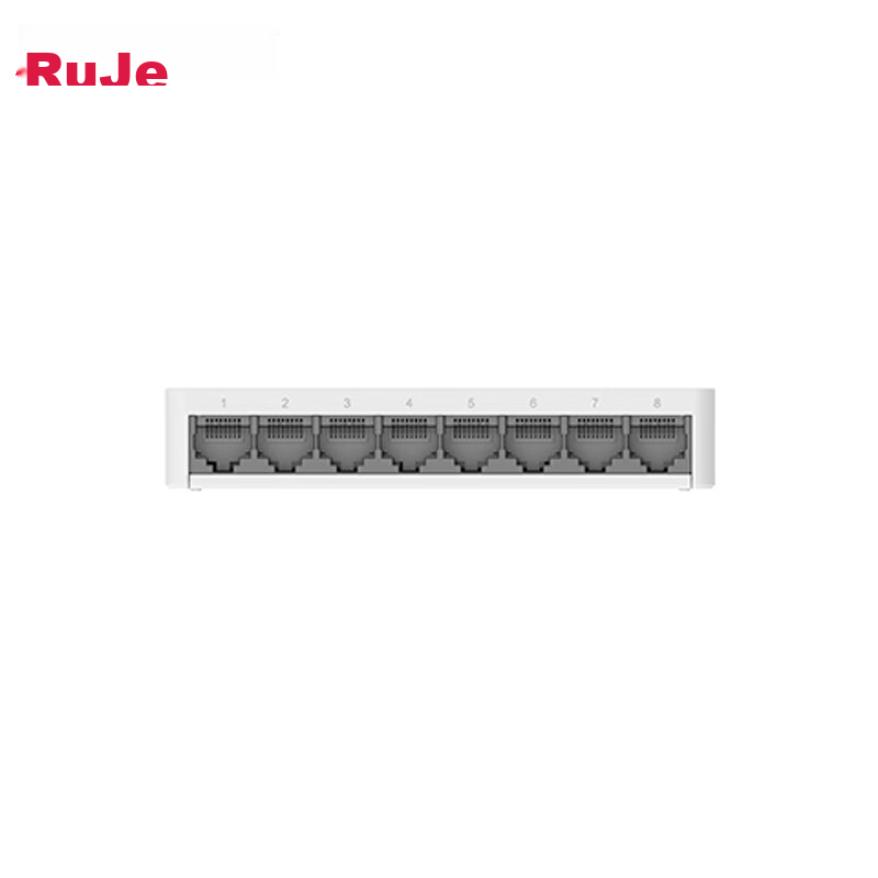Ruijie 8-Port 100Mbps Unmanaged Lightning-Proof Switch RG-YS08, Full-Speed Data...