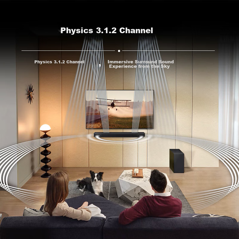 SAMSUNG HW-Q600C/XZ Dolby Atmos Wireless Bluetooth Soundbar Subwoofer Home Theat...