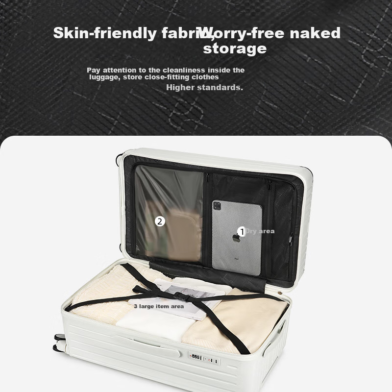 Semir Suitcase Universal Wheel Trolley Case Travel Password Box Large Capacity M...