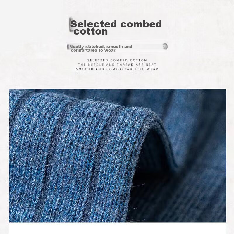 NanJiren 10 Pairs 100% Pure Cotton Socks for Men, Antibacterial Short Socks, Boa...