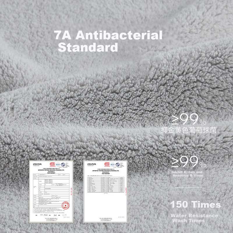 Sanliyan Studio 7A Antibacterial Bath Towel Quick-Drying Non-Shedding Snowflake...