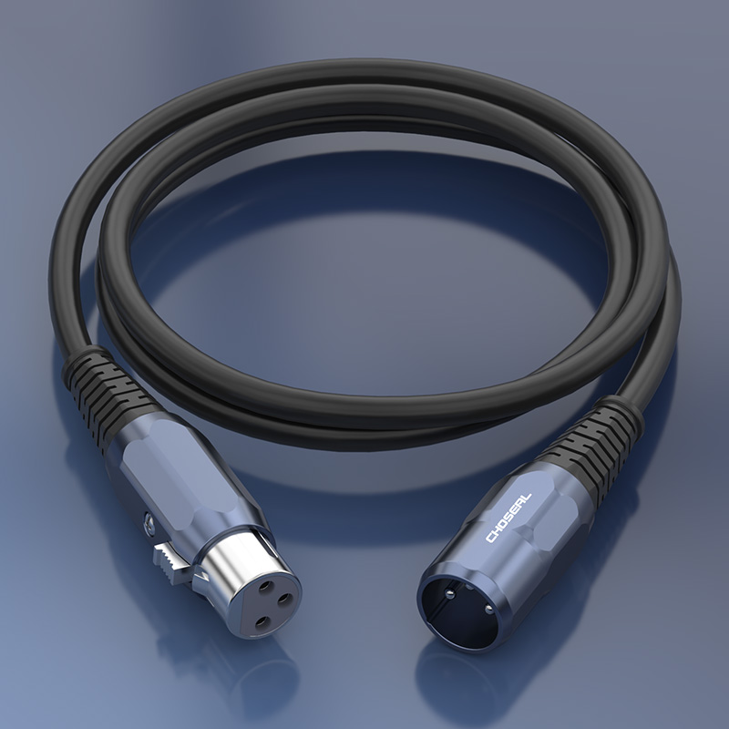 Akihabara (CHOSEAL) XLR Male to Female Audio Cable, Karaoke Live Streaming Micro...