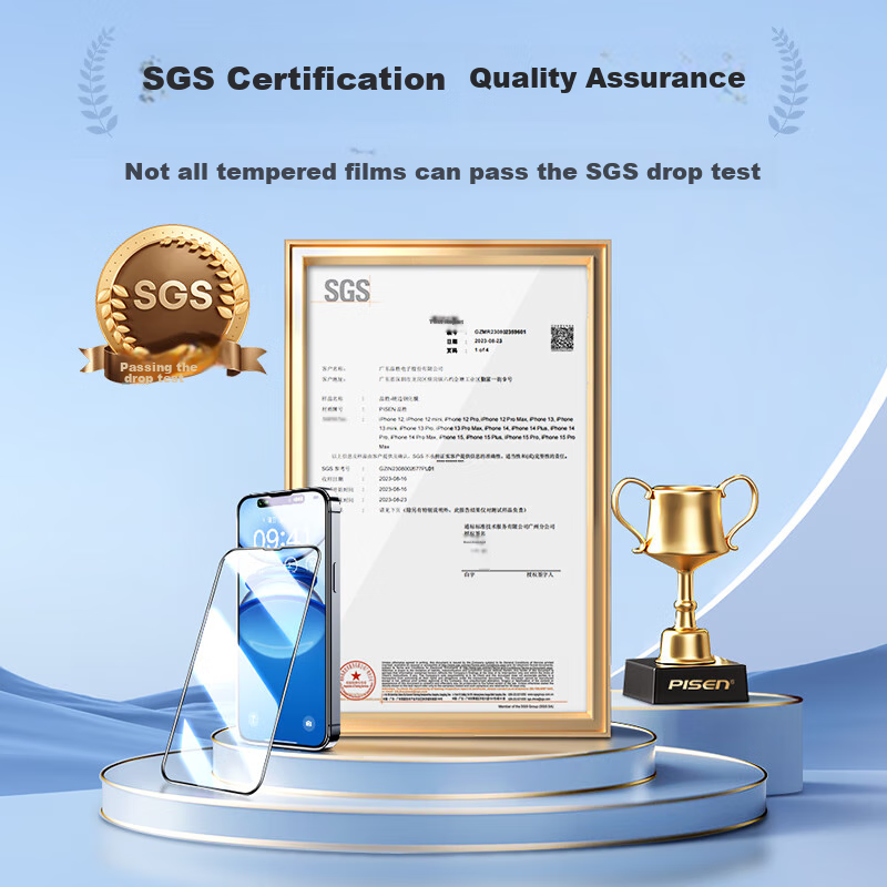 PISEN Privacy Screen Protector for IPhone 15 Pro, Anti-Peeping Tempered Glass Fi...