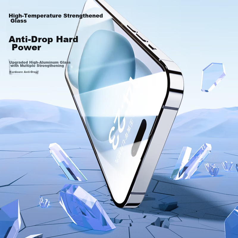 PISEN IPhone 15 Pro Screen Protector, Full Coverage Tempered Glass Film for IPho...