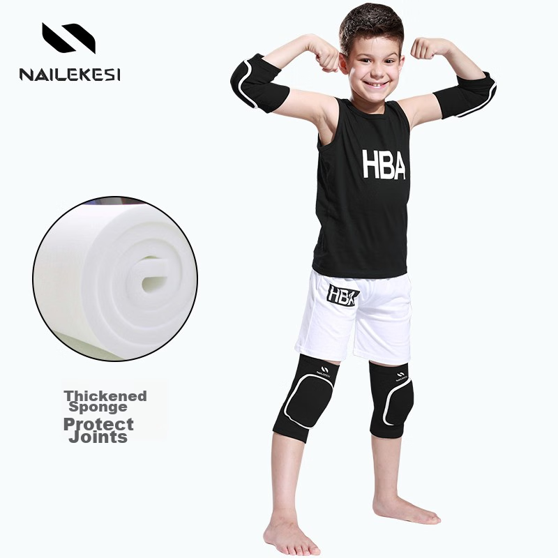 Nailekesi Children's Knee And Elbow Pads Protective Gear Set for Sports, Soccer,...
