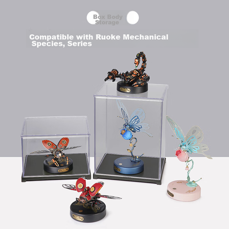 ROKR Intelligent Era Dust Cover, Building Block DIY Waterproof Transparent Cover...