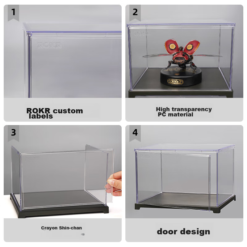 ROKR Intelligent Era Dust Cover, Building Block DIY Waterproof Transparent Cover...