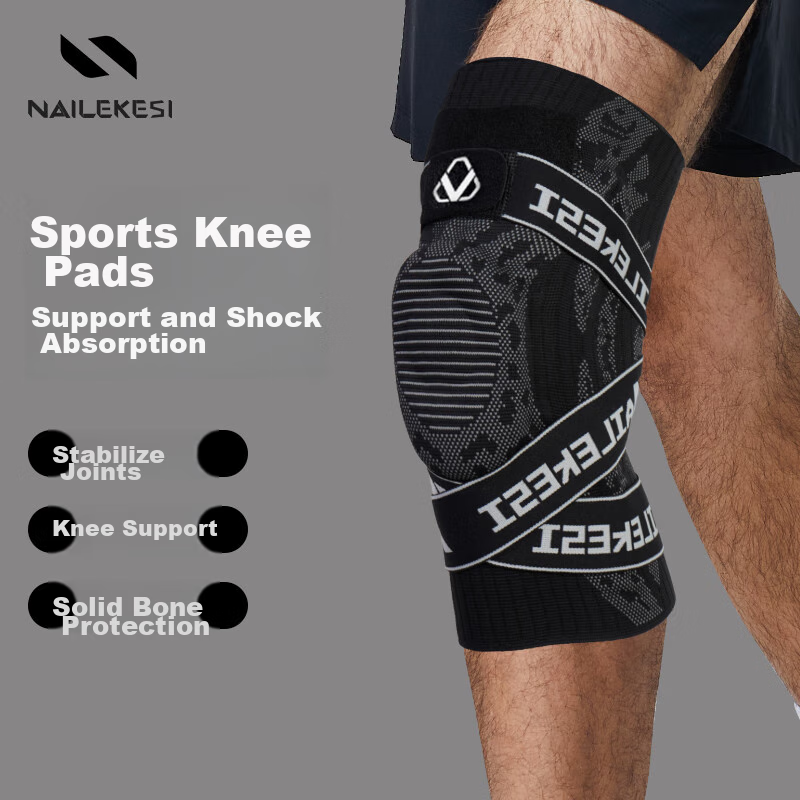 Nailekesi Professional Sports Knee Pads for Men, Knee Joint Meniscus Protection...