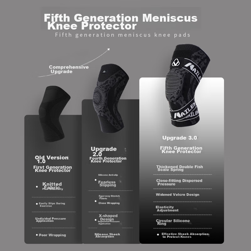 Nailekesi Professional Sports Knee Pads for Men, Knee Joint Meniscus Protection...