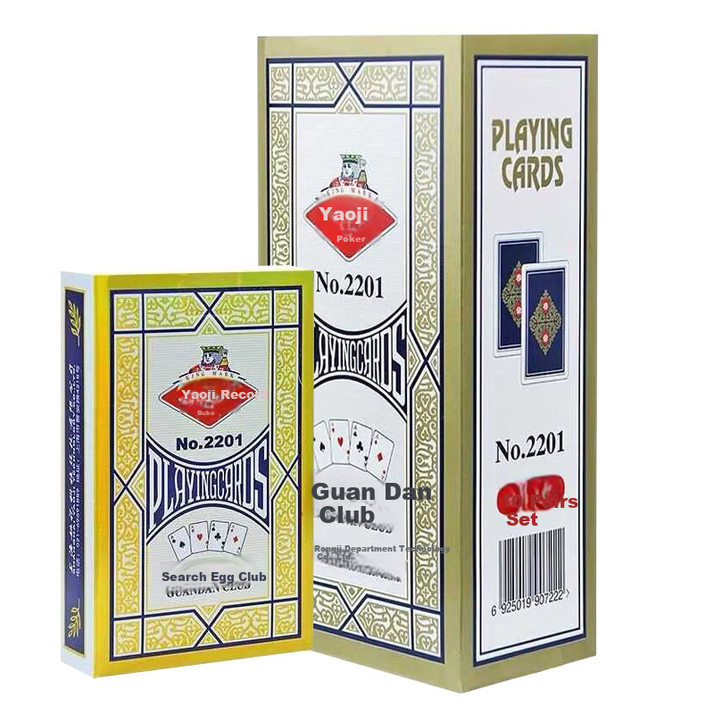 Yaoji Guandan Special Poker Cards 2201 Competition Special Poker Blue Core Thick...