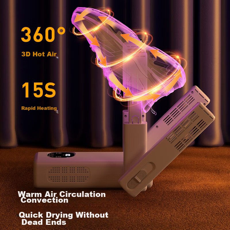 CHIGO Shoe Dryer, Deodorizer, Sterilizer, Multi-Functional Home Shoe Heater, UV...