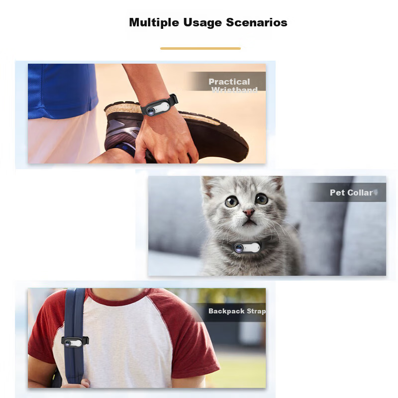 Qiyue Strap Protective Case for Insta360 GO3S, Expandable Wrist Strap, Bicycle S...