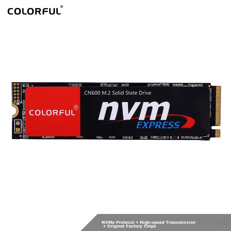 Colorful 512GB SSD, M.2 Interface (NVMe Protocol), CN600 Series, TLC NAND, PCIe...