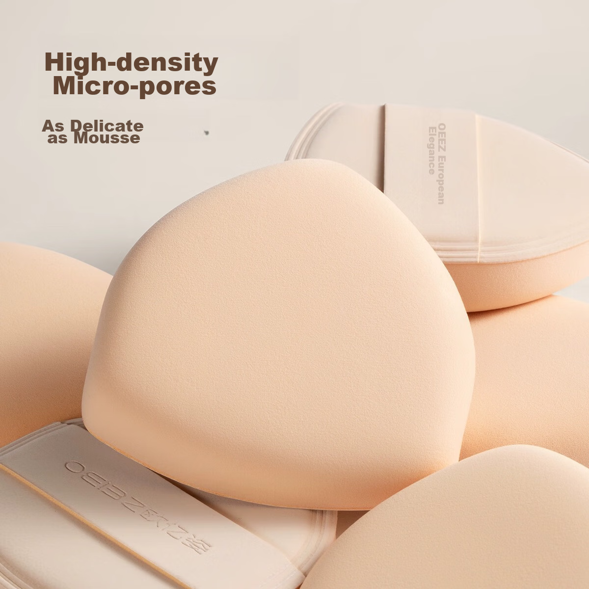 Oeiez Makeup Puff for Air Cushion Foundation, Dual-Use for Dry And Wet Applicati...