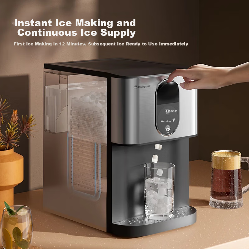 Westinghouse Ice Maker WH-30DN for Home and Commercial Use, Square Ice Cubes, La...