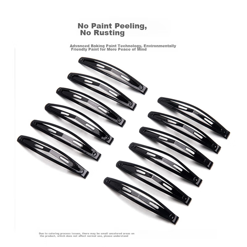 UPLUS Black Barrettes, 15 Pieces, Side Clips, Back of Head Clips, Bangs Clips, H...