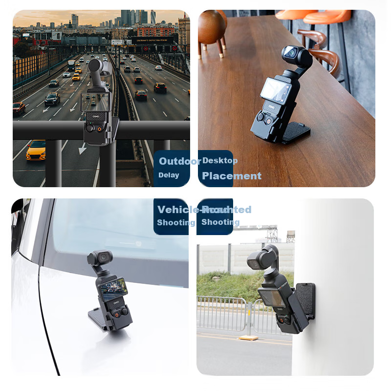 Qiyue Magnetic Suction Stand Desktop Base Magnet for DJI Pocket 3 Action Camera...