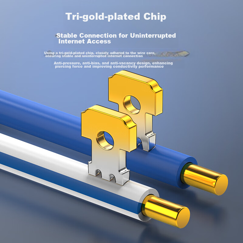 Akihabara, Cat6a Crystal Head, RJ45 Cat6a 10G Engineering-Grade Network Connecto...