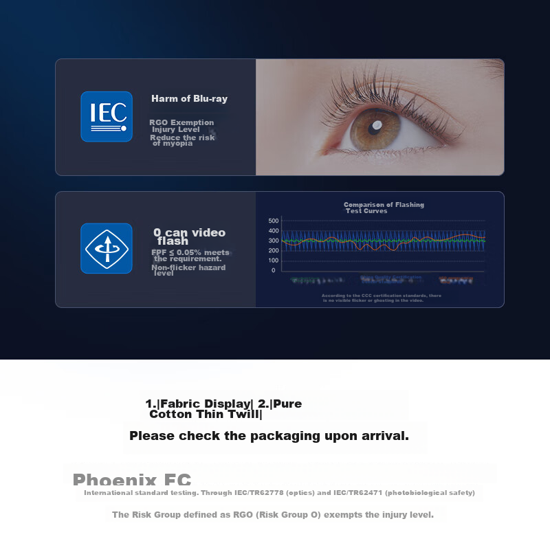 Moonlight Forest Light Suspended Lamp Full Spectrum Eye Protection Living Room C...