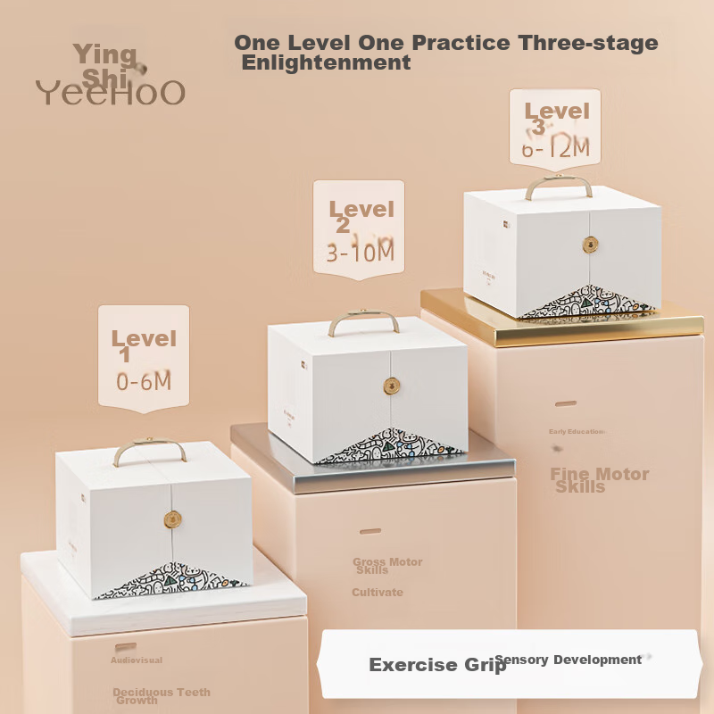 Yeehoo Newborn Welcome Gift, 0-6 Months Baby Toy, Rattle, Baby Gift Box, Teether...