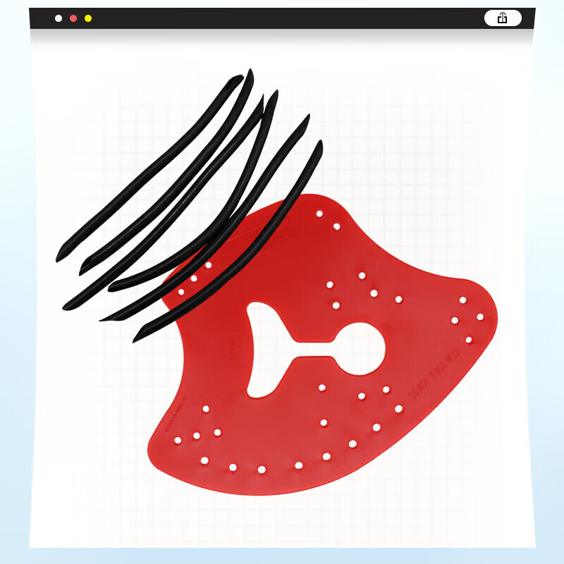 YINGFA Hand Flippers, Professional Axe-Shaped Swimming Training, Freestyle And B...