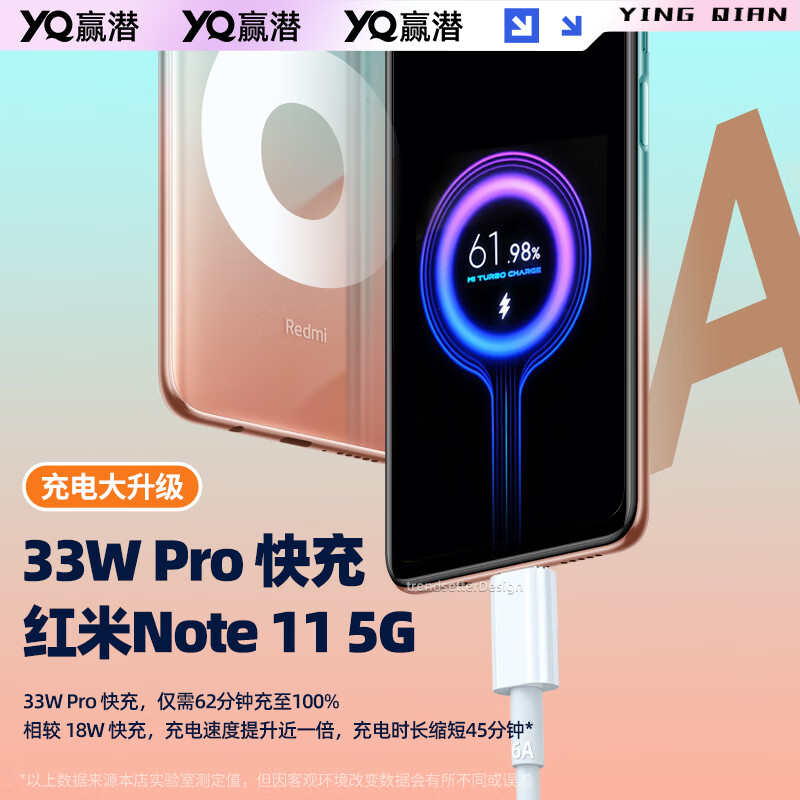 Winpian Is Suitable for Xiaomi Data Cables, 67W 90W 120W Fast Charging Type-C Ch...