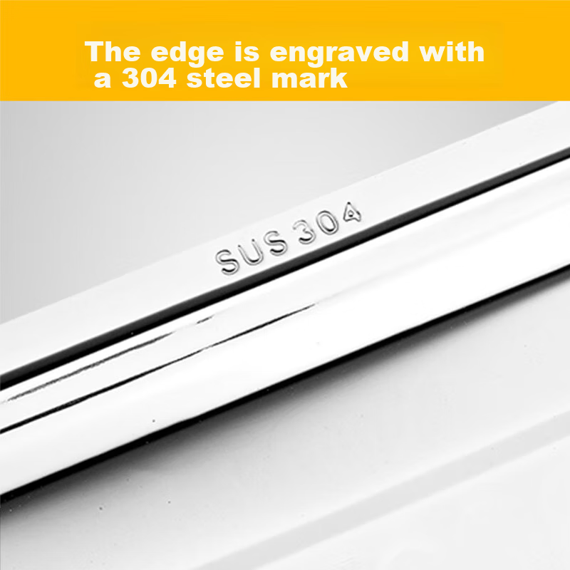 Yutai 304 Stainless Steel Square Tray, Rectangular Tray, Serving Tray, Cold Dish...