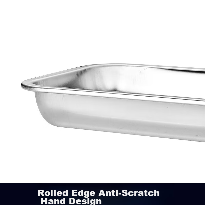 Yutai 304 Stainless Steel Square Tray, Rectangular Tray, Serving Tray, Cold Dish...