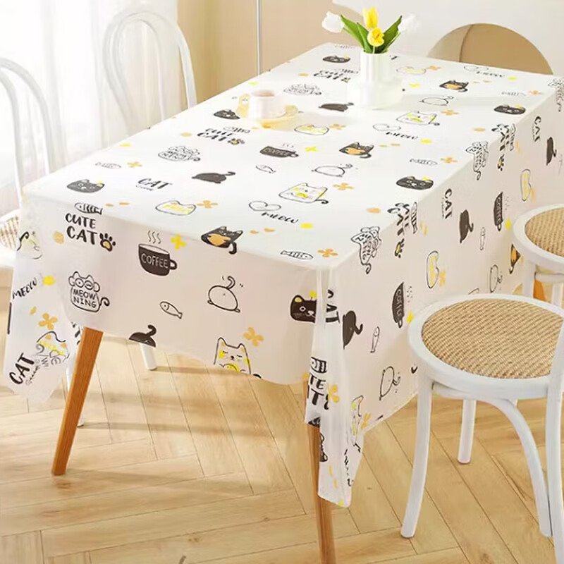 YOUAO Disposable Printed Tablecloths, 1.6 Meters, 10 Pieces, Camping Outdoor Pla...