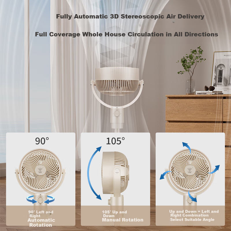 Diamond Brand Electric Fan Air Circulation Fan Floor Fan Turbine Ventilation Fan...