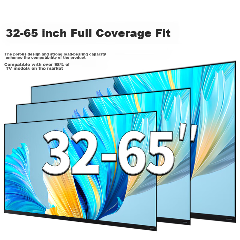 Heptagonal TV Bracket, 32-65 Inch Fixed TV Mount, Universal TV Stand, Smart Scre...