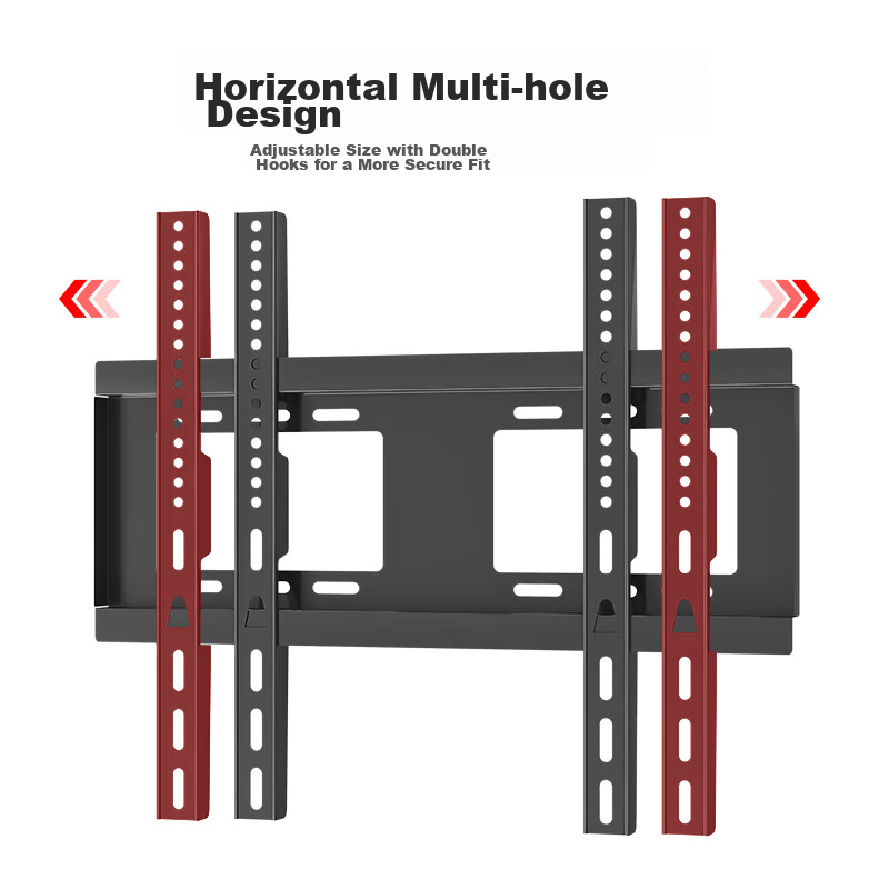 Heptagonal TV Bracket, 32-65 Inch Fixed TV Mount, Universal TV Stand, Smart Scre...