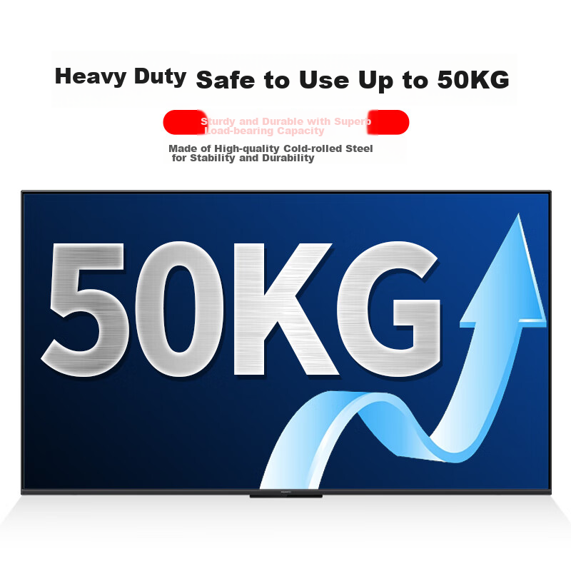 Heptagonal TV Bracket, 32-65 Inch Fixed TV Mount, Universal TV Stand, Smart Scre...