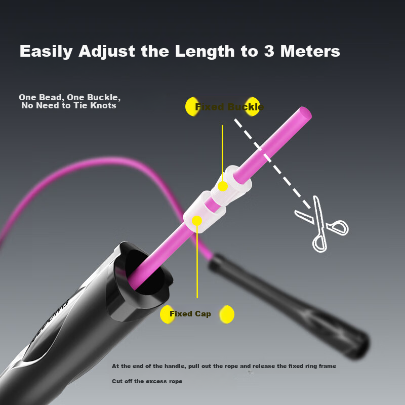 Leap Jump Boxing Fancy Jump Rope Fitness Special Jump Rope 5mm Jump Rope Body Sc...