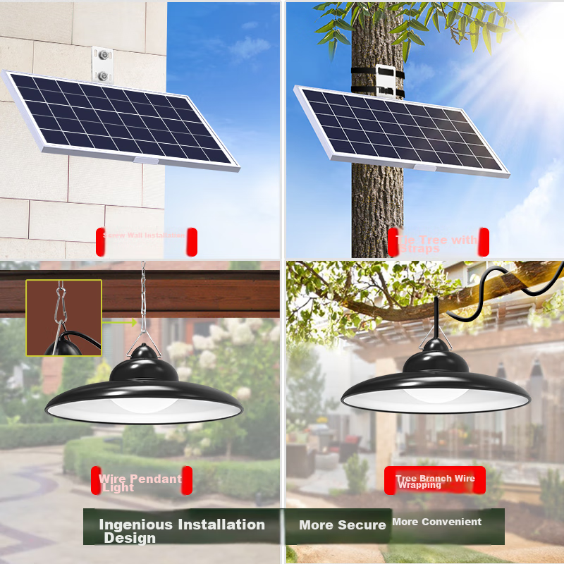 Yinglang Solar Hanging Light, Outdoor Lighting, Garden Light, Waterproof LED Str...