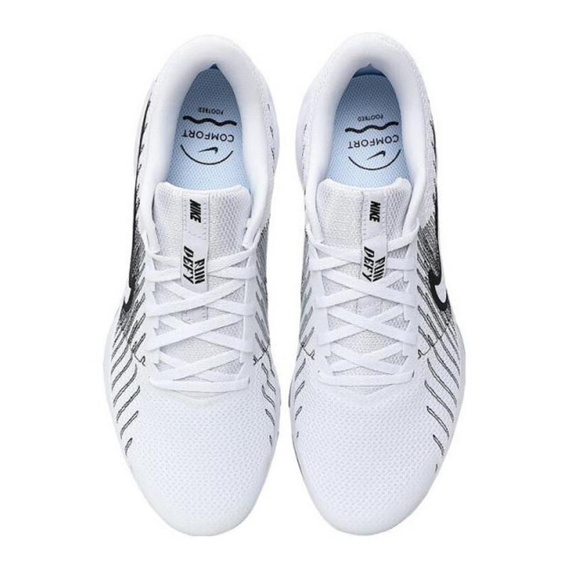 NIKE Men's Running Shoes NIKE RUN DEFY Athletic Shoes HM9594-102 White/Black Siz...