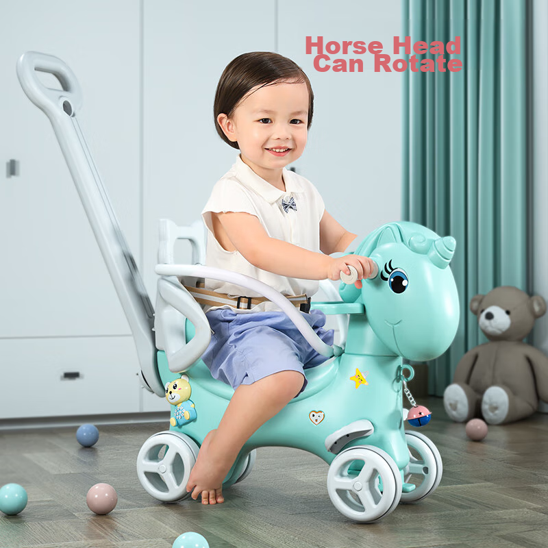 Youbeichen Yoyo Horse Wooden Horse Children's Toy for Boys And Girls, Infants 0-...