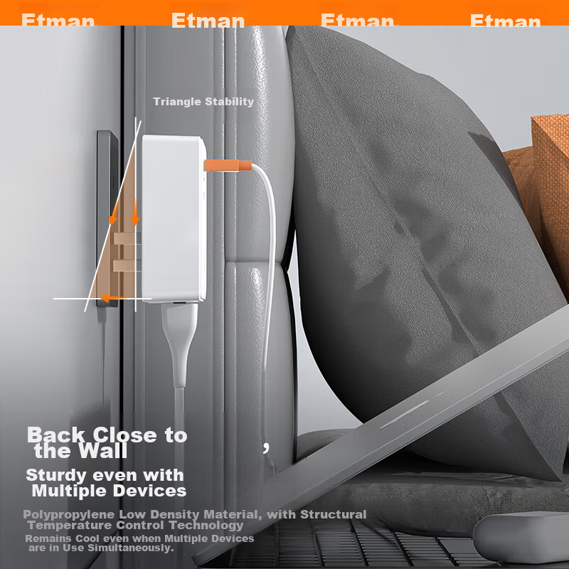 Inteman PD20W Fast Charging 86-Type Socket Adapter/Converter Plug/USB+Type-C Cha...