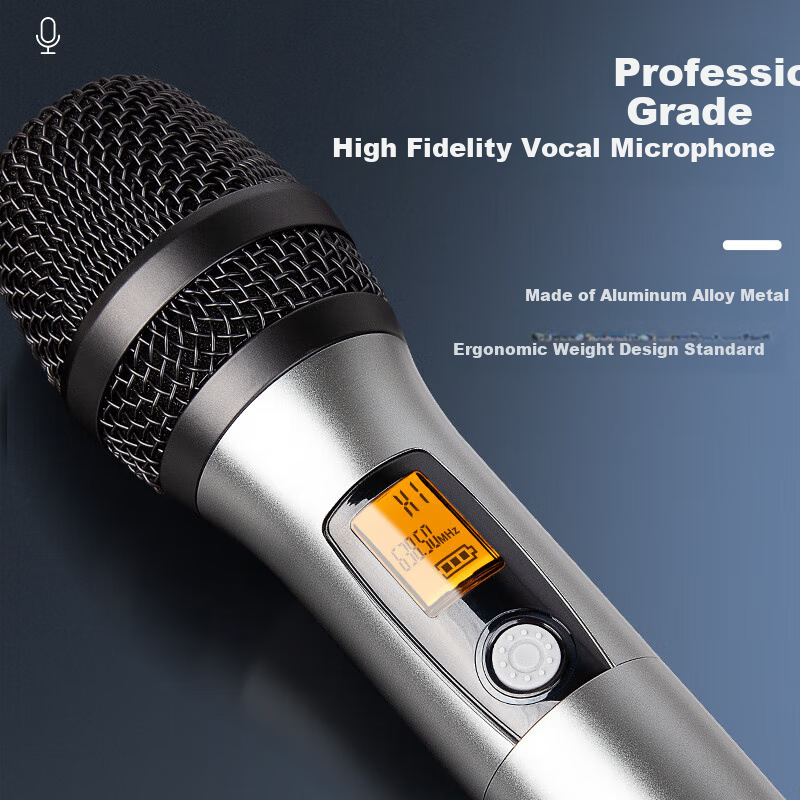 Depusheng Wireless Microphone System, Professional One-To Microphones, for Home...