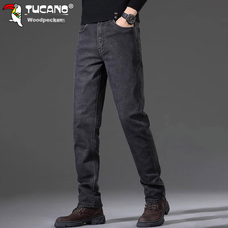 TUCANO Men's Jeans, Spring And Summer Loose Straight-Leg Business Casual Pants,...