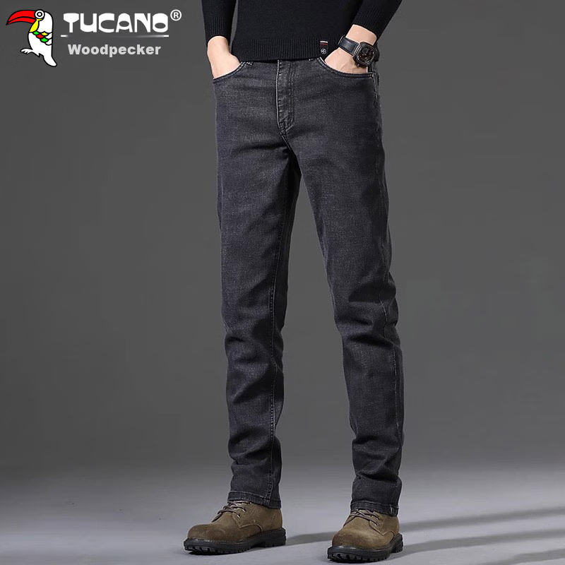 TUCANO Men's Jeans, Spring And Summer Loose Straight-Leg Business Casual Pants,...