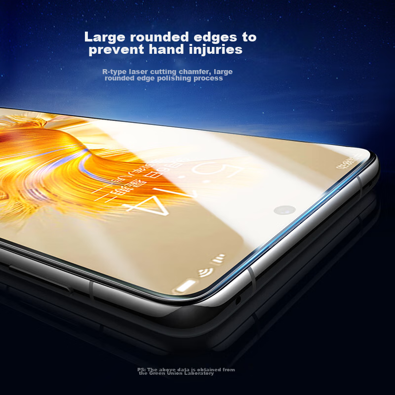 Lulian Tempered Glass Screen Protector for Huawei Mate 50, Full Coverage Anti-Fi...