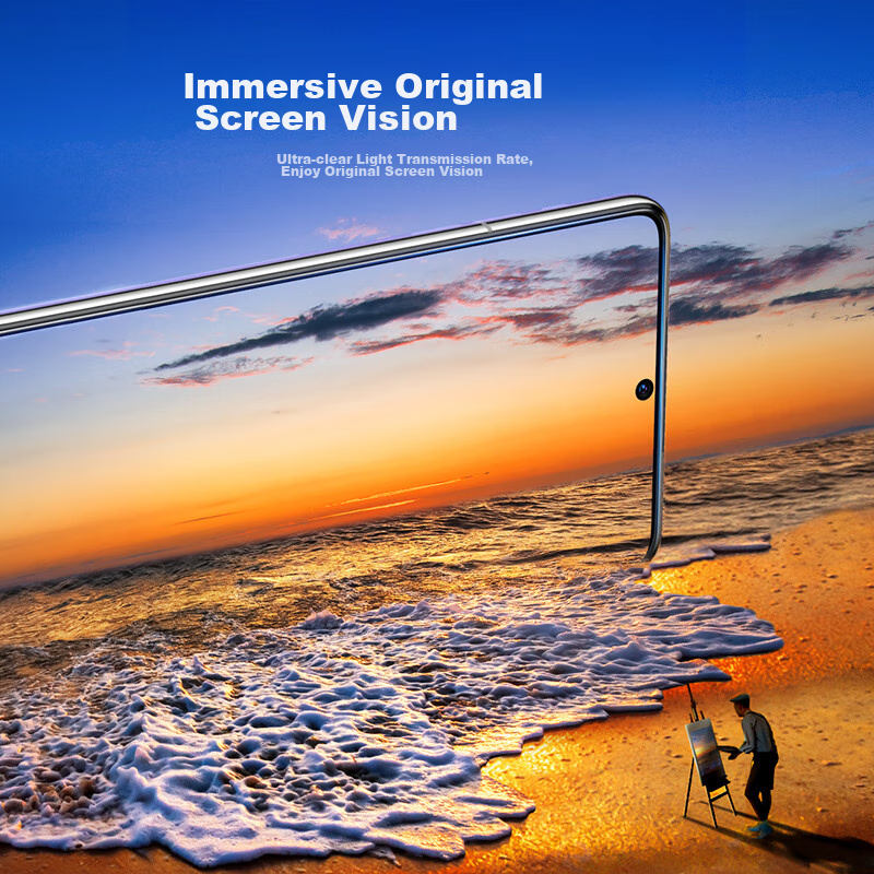 Lulian Tempered Glass Screen Protector for Huawei Mate 50, Full Coverage Anti-Fi...